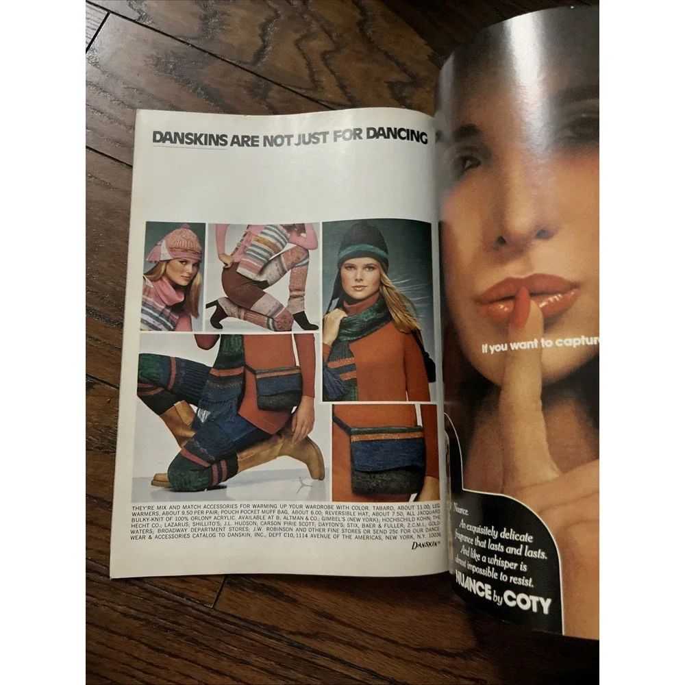Vintage Cosmopolitan Magazine October 1977 Clotidle by Francesco Scavullo